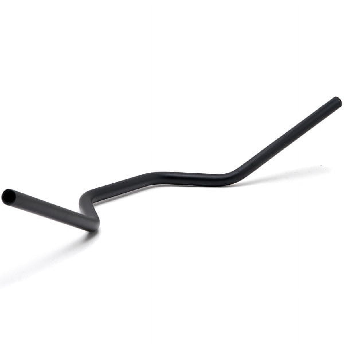 Krator Motorcycle Handlebar 7/8" Black Bars Euro Style Compatible with Honda CB 250 450 650 700 750 Nighthawk
