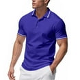 thumbnail image 2 of Erwazi Polo Shirts for Men Casual Collared Short Sleeve Tees Business Work T-Shirt, 4XL, 2 of 8