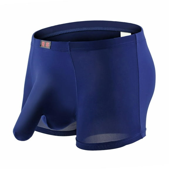 Mens Boxer Briefs Ultra Comfort Soft Underpants U Shaped Pouch Space Chamber Briefs Moisture Wicking Breathable Underpants Open Fly Tag Free Trunk Briefs