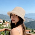thumbnail image 2 of Yuanlong Womens Bucket Hat Floppy Brim Cloche Sun Cap Lightweight Foldable Portable Casual Summer Daily Vacation Headwear, 2 of 4
