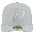 thumbnail image 2 of Men's New Era Gray Philadelphia Eagles Color Pack A-Frame 59FIFTY Fitted Hat, 2 of 5