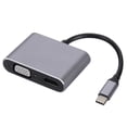 thumbnail image 1 of Type C To HDTV VGA Adapter 4K Video Converters External Power HDTV Adapter Converter 4K HDTV to USB C Adapter for PC, 1 of 4