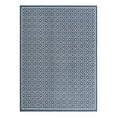 thumbnail image 3 of Unique Loom Outdoor Trellis Collection Area Rug - Kafes (9' x 12' Rectangle Navy Blue/Ivory), 3 of 7