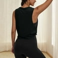 thumbnail image 5 of cocolona Womens Summer Workout Tank Tops Crew Neck Sleeveless Gym Running Yoga Sports Shirts S-2XL, 5 of 5