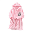 thumbnail image 1 of WOLLED Robe en Polaire pour Garçons et Filles, à Capuche, Couleur Unie, 1-12 Ans, 1 of 7