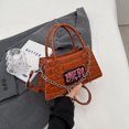 thumbnail image 3 of Bolsa Bandolera Bolsa bandolera para mujer Bolsa de hombro con diseño de piedra informal Bolsas de mano de tendencia para chicas geniales Sywqhk Para Estrenar, 3 of 4