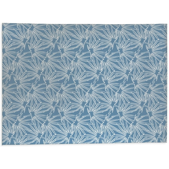 Fan Cerulean Office Mat by Kavka Designs
