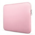 thumbnail image 1 of 151inch Laptop Notebook Sleeve Soft Zipper Bag for MacBook Pink, 1 of 3