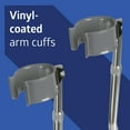 thumbnail image 2 of Medline Lightweight Aluminum Walking Forearm Crutches, 1 Pair, Adjustable Height 5' to 6' 2", Supports up to 250 lbs, 2 of 5