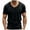 Black, variant on V Neck Solid Color Tee for Men Short Sleeve Casual Shirt Summer Graphic Tunic Shirts Men Sale Clothing
