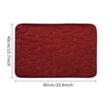 thumbnail image 2 of WIFKLSIIPG Bathroom Rug Super Absorbent Polyester Fiber Doormat for Living Room Bedroom Entryway 60x40cm, 2 of 5