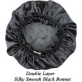 thumbnail image 2 of HSHDLDF Bonnet en Satin Soyeux avec Bande Élastique Premium pour Femmes et Adolescentes, 2 of 6