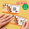 thumbnail image 2 of Big Dot of Happiness Fall Turkey Scratchers, Fun Happy Thanksgiving Dinner Party Family-Friendly Activity, Party Game Scratch Off Cards - 22 Count, 2 of 6