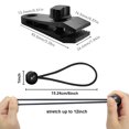 thumbnail image 2 of 20Pack Tarp Clips Heavy Duty Lock Grip with Ball Bungee Cords Awning Clamp, 2 of 3
