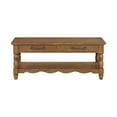 thumbnail image 4 of The Pioneer Woman Helen Coffee Table Made With Solid Wood Frame, Heirloom Brown, 4 of 10