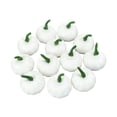 thumbnail image 5 of 12 Pieces Fake Pumpkins Model Halloween Foam Props for Halloween Home Autumn M White, 5 of 8