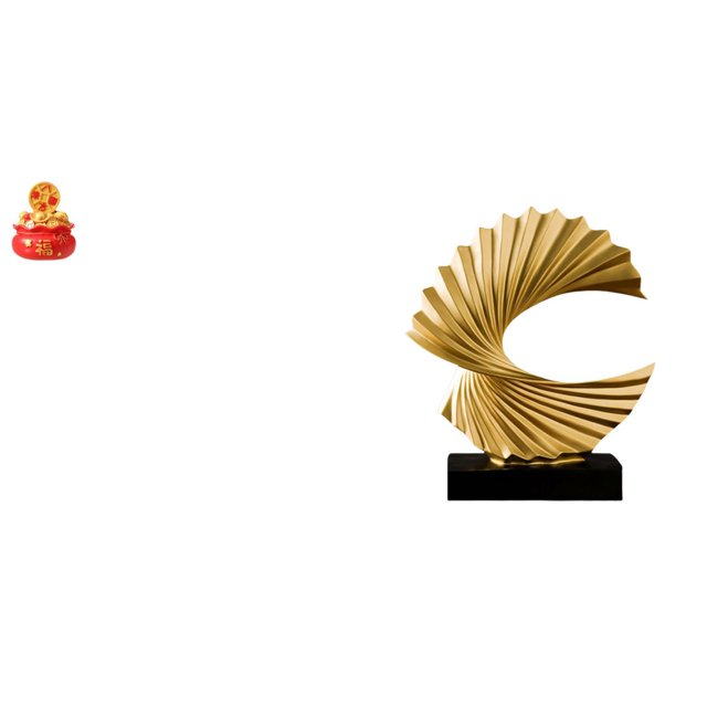 Adorno De Cuenca Del Tesoro Para Festival, Figura De Ola Oceánica, Escultura Abstracta De Resina, Obra De Arte Para Dormitorio, Sala De Estar, Regalo De Inauguración De La Casa