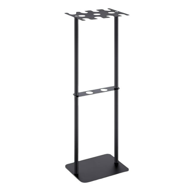 Siruishop Baseball Bat Holder Accessory Easy Installation Multipurpose Black Organizer