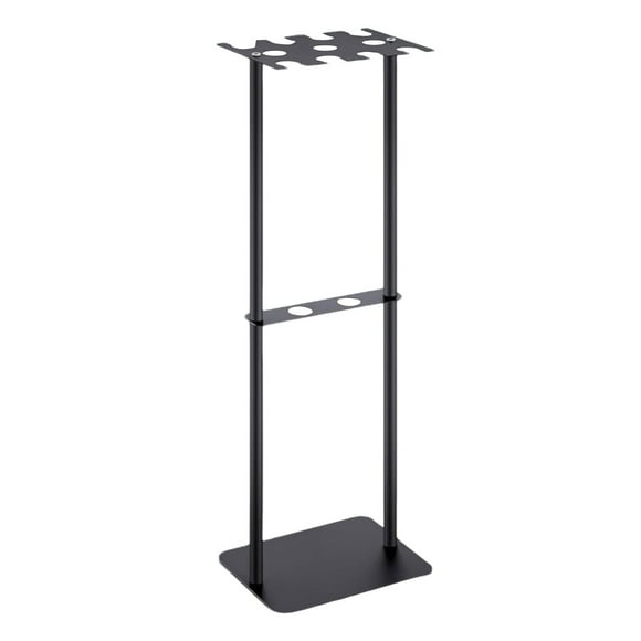 Soporte para bates de béisbol, estante de almacenamiento, 8 bates, vertical, 5 pelotas, versátil, estante, organizador de accesorios, soporte para pel