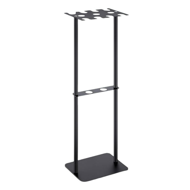 Soporte para bates de béisbol, estante de almacenamiento, 8 bates, vertical, 5 pelotas, versátil, estante, organizador de accesorios, soporte para pel