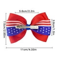thumbnail image 5 of PVCS Chouchous Jour de l'Indépendance Mode Patriotique Accessoire Cheveux Femme, 5 of 5