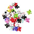 thumbnail image 1 of jifeng 50 Assorted Cat Shaped 2 Hole Flat Buttons For Sewing Wooden Buttons Crafts, 1 of 5