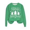 thumbnail image 1 of Birdeem Chandail Ample à Manches Longues et Col Rond Imprimé de Noël pour Femmes, 1 of 1