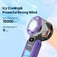thumbnail image 4 of New Outdoor Foldable Portable Handheld Fan 100 Wind Speeds Adjustable Mini Rechargeable 3600mAh Foldable Air Cooling Turbo Fan, 4 of 9
