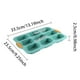 thumbnail image 2 of Molde para pasteles de silicona antiadherente con 9 cavidades ovaladas para hornear panes y pasteles perfectos en la cocina, 2 of 3