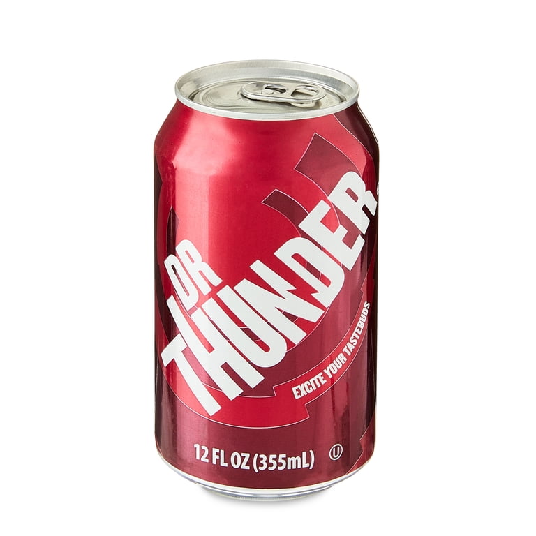Great Value Dr Thunder Cherry Pepper Cola, 12 fl oz, 24 Pack photo 5