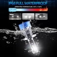 thumbnail image 4 of Yeacher 2Pcs IP68 Waterproof Car LED Headlight Bulbs LED Driving Lamp All-in-one Conversion Kit 50W, 4 of 8