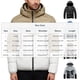 thumbnail image 2 of Ceisia Men's Fitted Hooded Quilted Jacket Casual Color Block Long Sleeve Parka Gift with Zipper Pockets, 2 of 3