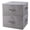 Dark Gray, variant on 3-pack Beige Folding Storboxes With Zip Lid | Collapsible & Stackable Rigid Organizer Bfor Clothes Blankets Books