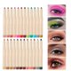 thumbnail image 1 of Lápiz delineador de ojos Lápiz de ojos multicolor | 22 Sombras | Textura cremosa resistente al agua de alta pigmentación | Efectos de glaseado y perlas | Barra para cejas y ojos | Larga duración |, 1 of 7