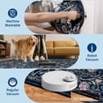 thumbnail image 4 of Garvee 6'x9' Vintage Floral Area Rug Washable Botanical Carpet, Non Slip Boho Indoor Rug for Living Room Bedroom Home Office, Blue, 4 of 6