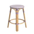 thumbnail image 3 of Butler Specialty Company Tobias Rotin Rond 24" Tabouret de Comptoir - Blanc et Violet, 3 of 6