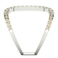 thumbnail image 3 of Statement Engagement Ring for Women - 0.5ct Natural Morganite in 14K White Gold Promise Ring, 3 of 7