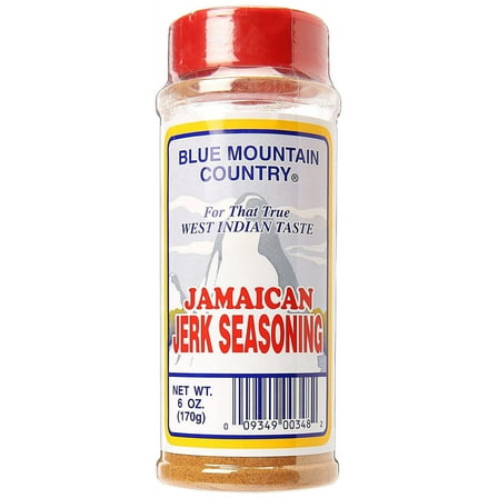 Blue Mountain Country Dry Jerk Seasoning, Pimento, Hot Peppers, 6oz
