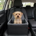 thumbnail image 4 of Portable Puppy Dog Car Seat, Dog Booster Seat for Small Dogs (Up to 20 lbs) - Portable Puppy Car Seat with Thick Cushion and Storage Pockets, 4 of 7