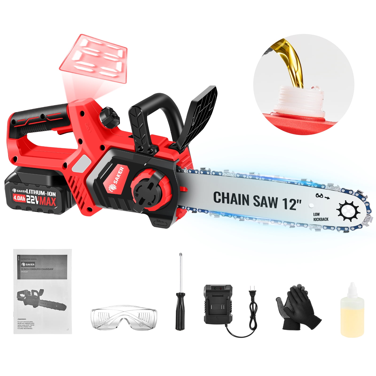 Hyper tough cordless chainsaw hotsell