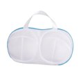 thumbnail image 1 of Bolsa de lavado para sujetadores con doble cremallera Bolsas de lavado de malla antideformación de poliéster para lavadora Azul claro, 1 of 10