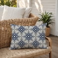 thumbnail image 6 of Creative Products Faded Blue Gray Medallions 14x20 Indoor / Outdoor Pillow, 6 of 9