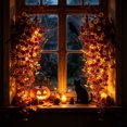 thumbnail image 5 of geerera Artificial Fall Hanging Flower Bush, Faux Cascading Autumn Vine for Porch & Basket, Rustic Harvest Floral Decor for Home Display, 29.5", 5 of 6