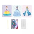 thumbnail image 1 of 2xDIY Pintura Pegatina Manualidades Juguetes DIY Papel Manualidades Kits Para Niñas Regalos De Vacaciones Estilo C, 1 of 8