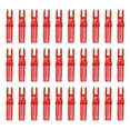 thumbnail image 1 of Uxcell Archery Arrows Nocks 6.2mm, Plastic Insert Arrow Nock Replacement Arrow Tails for Shooting Compound Recurve Transparent Red, 1 of 7