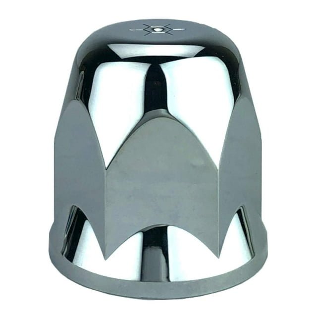 ALCOA 33mm Chrome Push On Hex Lug Nut Cover with Flange and Interior
