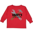 thumbnail image 3 of Inktastic Daddy's Little Helper Tool Set Boys Long Sleeve Toddler T-Shirt, 3 of 5