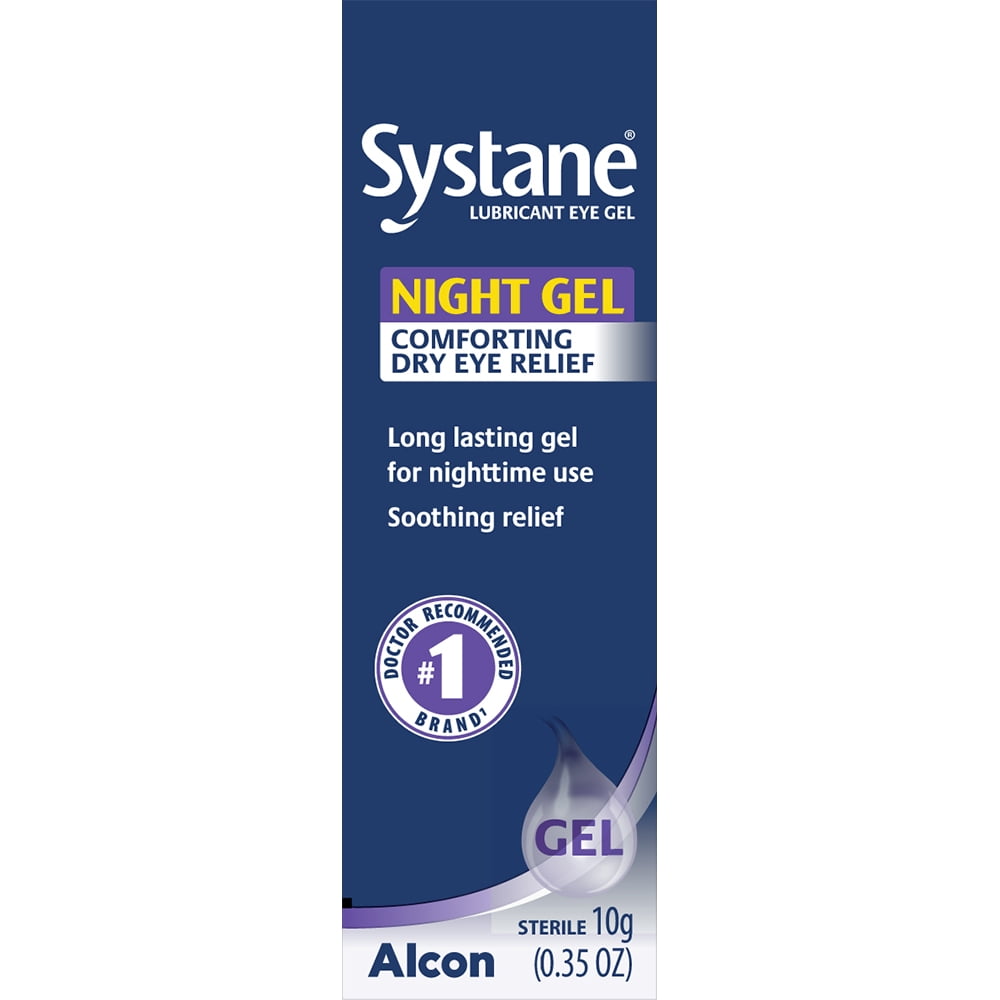 Systane Lubricant Eye Drop Gel for Nighttime Protection, 10g Walmart
