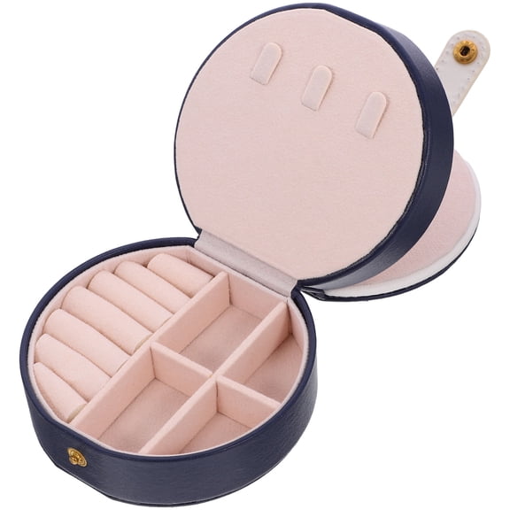 YOSADIER Portable Jewelry Organizer Box in , Compact Storage Case for Small Jewelry and Travel Accessories