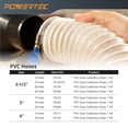 thumbnail image 3 of Manguera Flexible PVC POWERTEC Transparente Resistente 2-1/2 Pulgadas x 10 Pies, 3 of 8